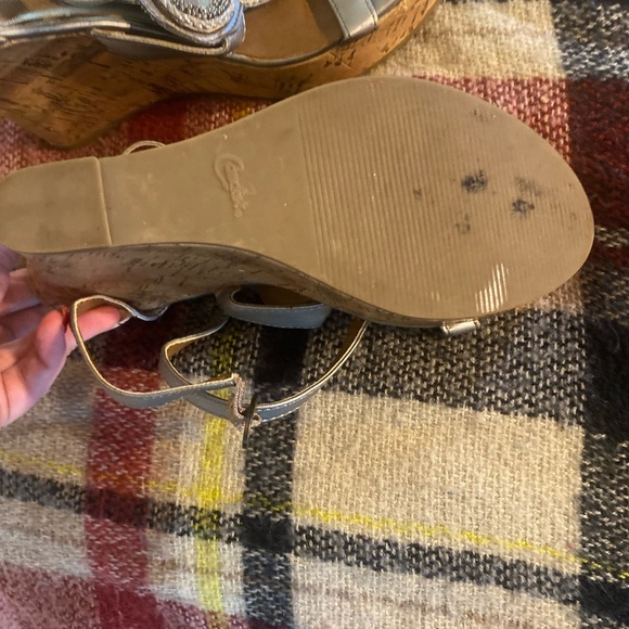 Vintage ladies Candies wedges size 10 - Picture 7 of 12